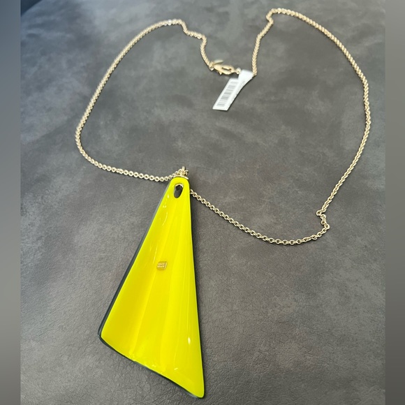 ALEXIS BITTAR Wavy Fan Pendant Necklace 195$ - Picture 6 of 9